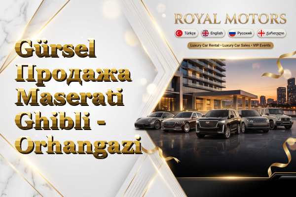 Gürsel Продажа Maserati Ghibli - Orhangazi