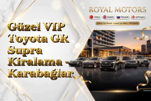 Güzel VIP Toyota GR Supra Kiralama - Karabağlar