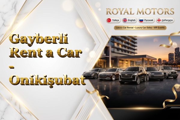 Gayberli Rent a Car - Onikişubat
