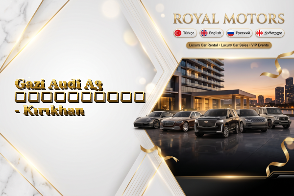 Gazi Audi A3 გაქირავება - Kırıkhan