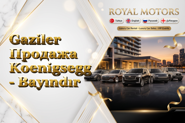 Gaziler Продажа Koenigsegg - Bayındır