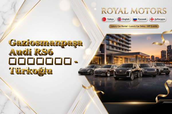 Gaziosmanpaşa Audi RS6 გაყიდვა - Türkoğlu