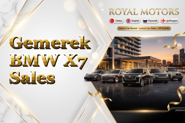 Gemerek BMW X7 Sales