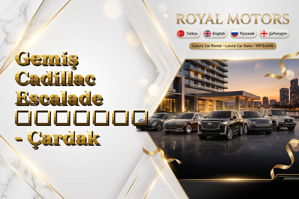 Gemiş Cadillac Escalade გაყიდვა - Çardak