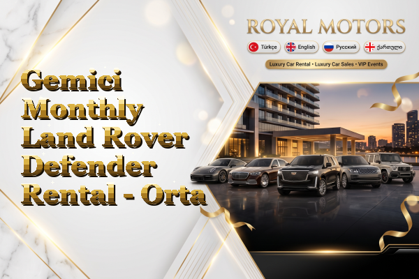Gemici Monthly Land Rover Defender Rental - Orta
