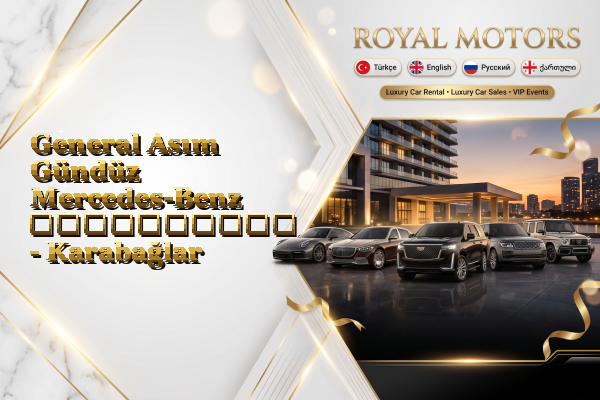 General Asım Gündüz Mercedes-Benz გაქირავება - Karabağlar