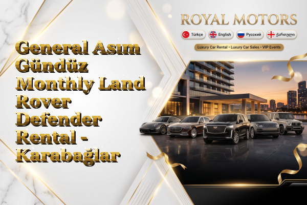 General Asım Gündüz Monthly Land Rover Defender Rental - Karabağlar