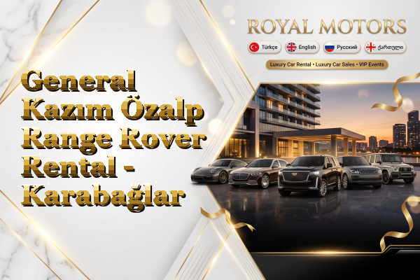 General Kazım Özalp Range Rover Rental - Karabağlar