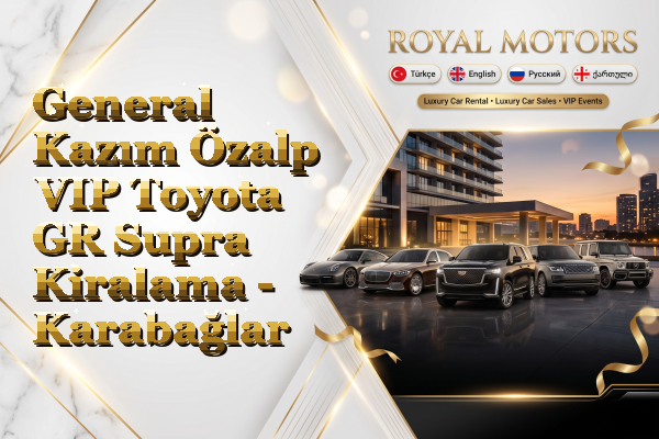 General Kazım Özalp VIP Toyota GR Supra Kiralama - Karabağlar