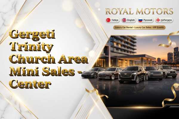 Gergeti Trinity Church Area Mini Sales - Center