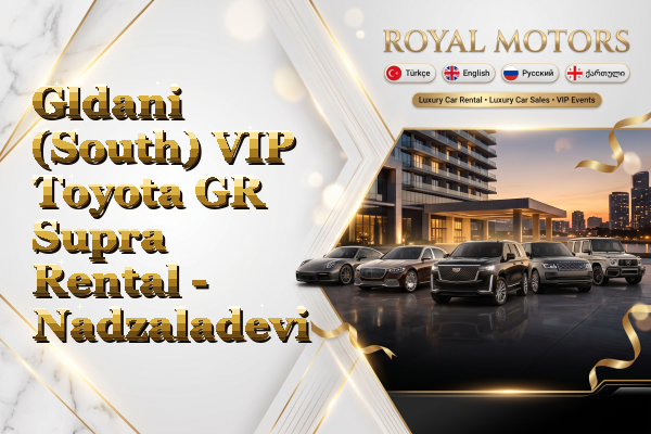 Gldani (South) VIP Toyota GR Supra Rental - Nadzaladevi