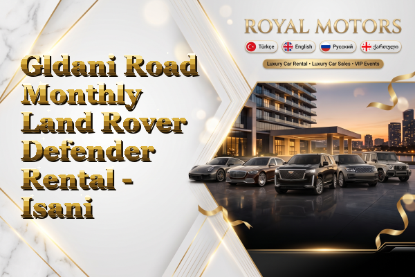 Gldani Road Monthly Land Rover Defender Rental - Isani