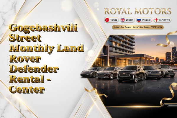 Gogebashvili Street Monthly Land Rover Defender Rental - Center