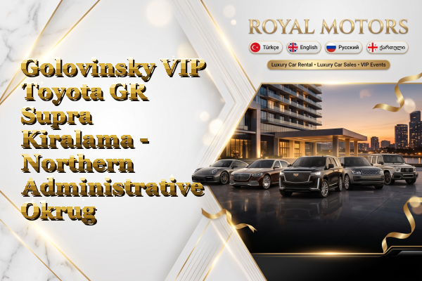 Golovinsky VIP Toyota GR Supra Kiralama - Northern Administrative Okrug