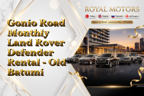Gonio Road Monthly Land Rover Defender Rental - Old Batumi