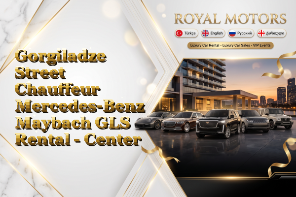 Gorgiladze Street Chauffeur Mercedes-Benz Maybach GLS Rental - Center