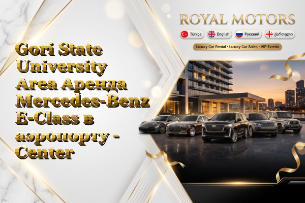 Gori State University Area Аренда Mercedes-Benz E-Class в аэропорту - Center