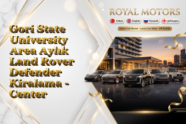 Gori State University Area Aylık Land Rover Defender Kiralama - Center