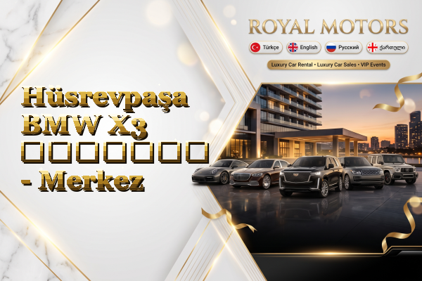 Hüsrevpaşa BMW X3 გაყიდვა - Merkez