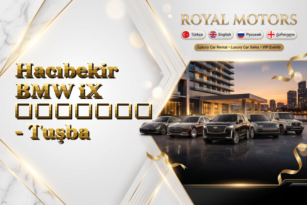Hacıbekir BMW iX გაყიდვა - Tuşba