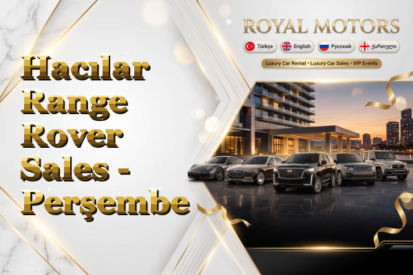 Hacılar Range Rover Sales - Perşembe
