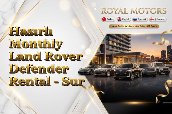 Hasırlı Monthly Land Rover Defender Rental - Sur