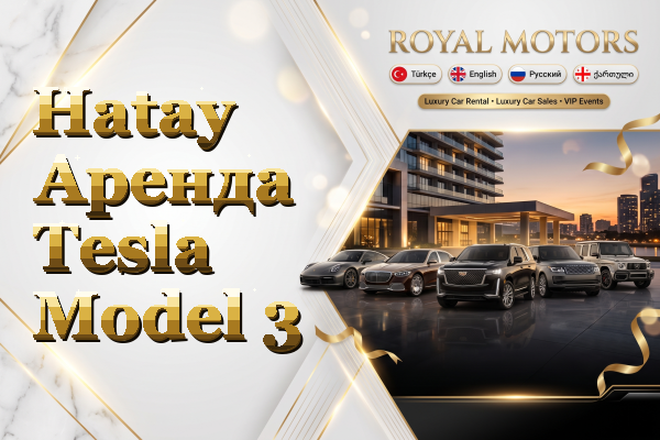Hatay Аренда Tesla Model 3