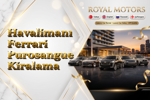 Havalimanı Ferrari Purosangue Kiralama