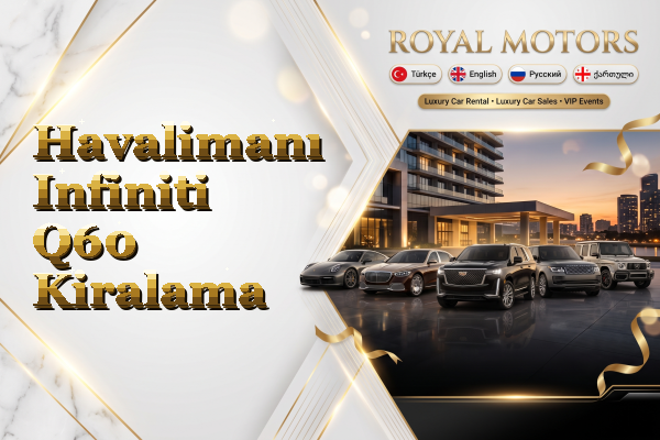 Havalimanı Infiniti Q60 Kiralama