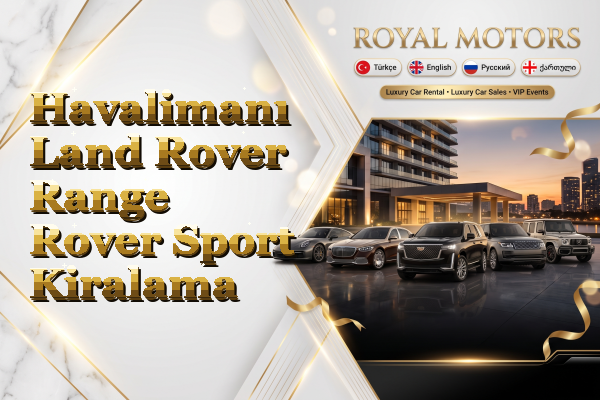 Havalimanı Land Rover Range Rover Sport Kiralama