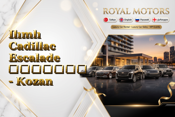 Ilımlı Cadillac Escalade გაყიდვა - Kozan