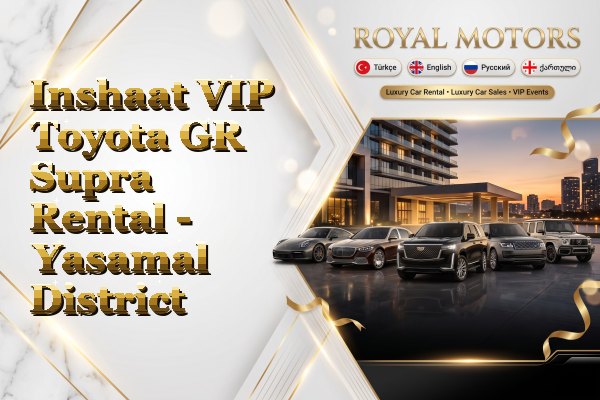 Inshaat VIP Toyota GR Supra Rental - Yasamal District