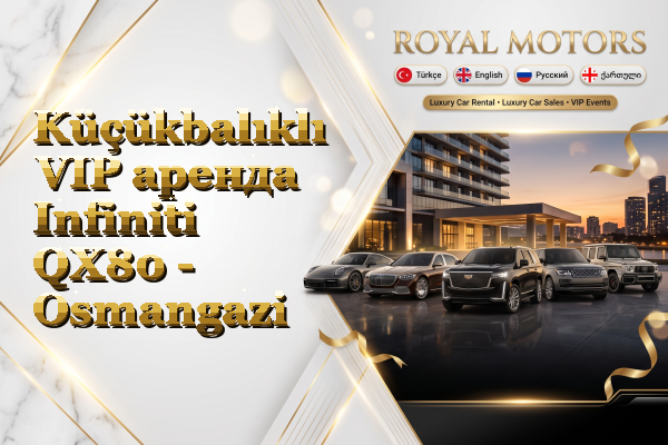 Küçükbalıklı VIP аренда Infiniti QX80 - Osmangazi
