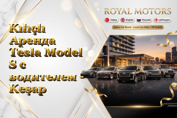 Kılıçlı Аренда Tesla Model S с водителем - Keşap