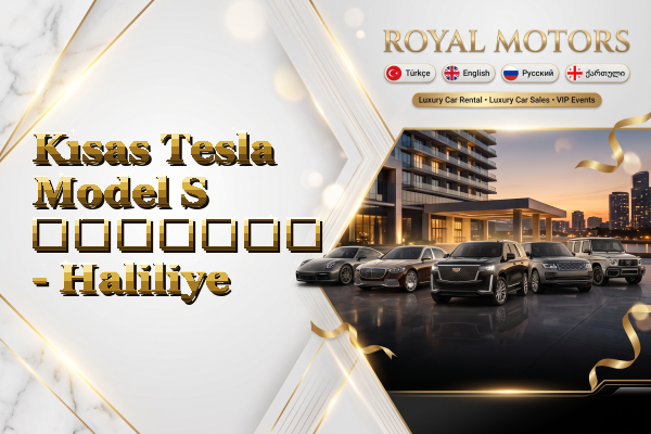 Kısas Tesla Model S გაყიდვა - Haliliye