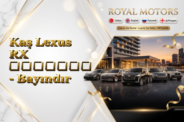 Kaş Lexus RX გაყიდვა - Bayındır