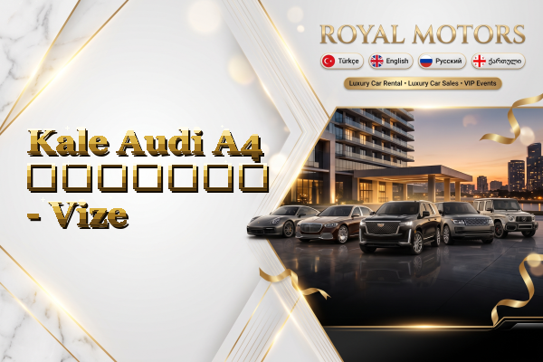 Kale Audi A4 გაყიდვა - Vize