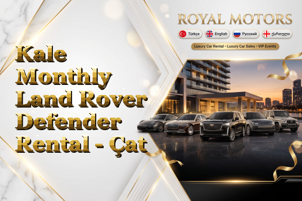 Kale Monthly Land Rover Defender Rental - Çat