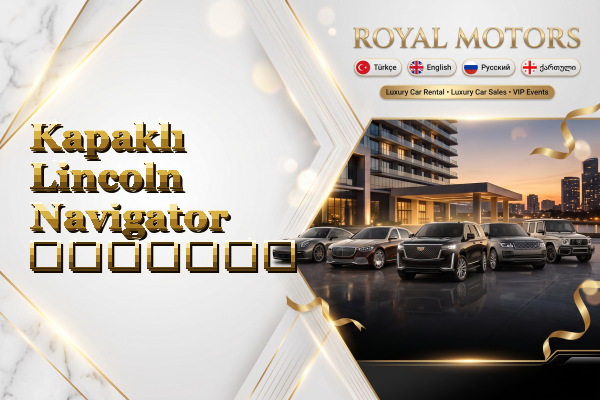 Kapaklı Lincoln Navigator გაყიდვა