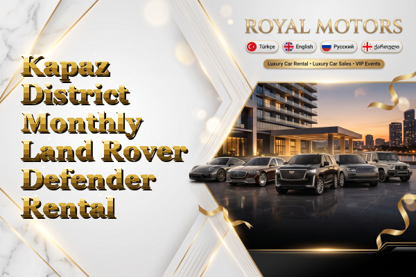 Kapaz District Monthly Land Rover Defender Rental