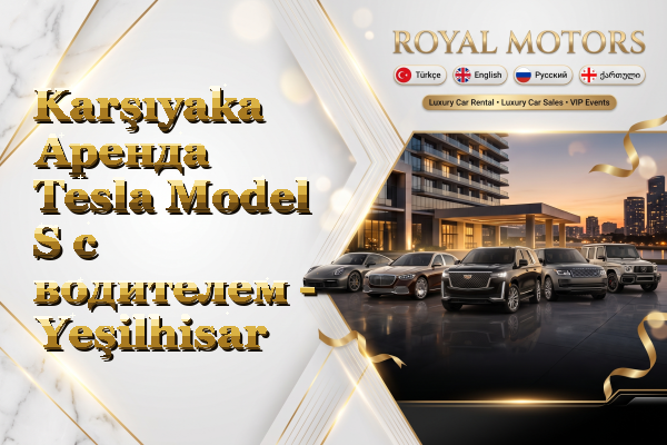 Karşıyaka Аренда Tesla Model S с водителем - Yeşilhisar
