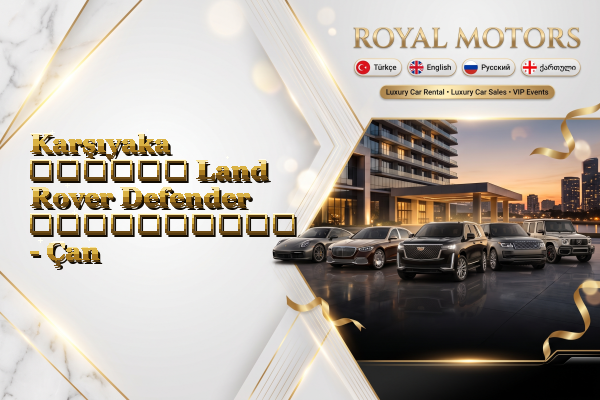 Karşıyaka თვიური Land Rover Defender გაქირავება - Çan