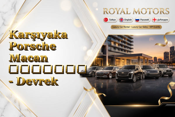Karşıyaka Porsche Macan გაყიდვა - Devrek