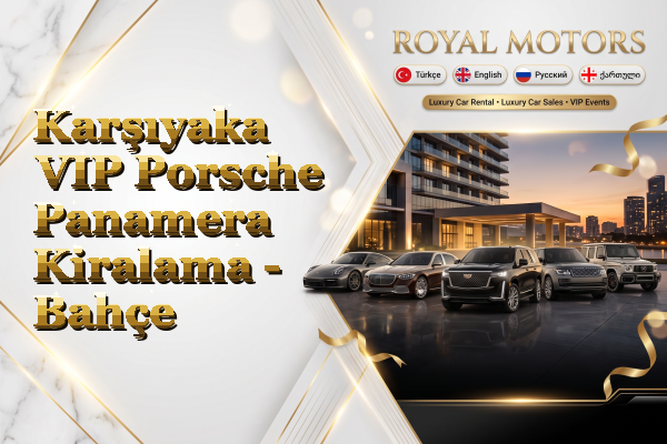Karşıyaka VIP Porsche Panamera Kiralama - Bahçe