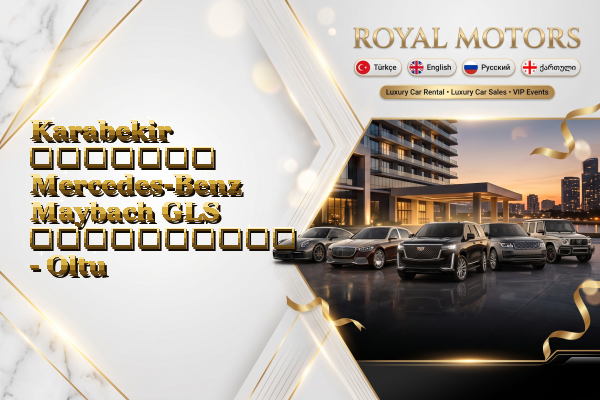 Karabekir მძღოლით Mercedes-Benz Maybach GLS გაქირავება - Oltu