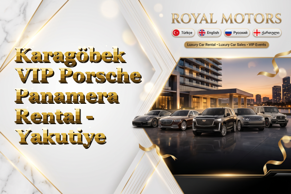 Karagöbek VIP Porsche Panamera Rental - Yakutiye