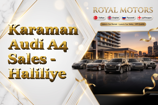 Karaman Audi A4 Sales - Haliliye