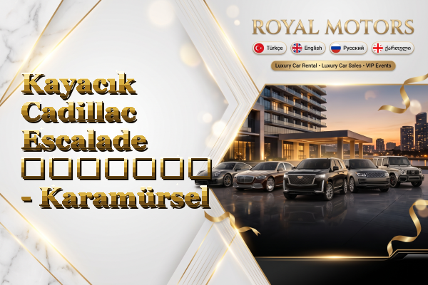 Kayacık Cadillac Escalade გაყიდვა - Karamürsel