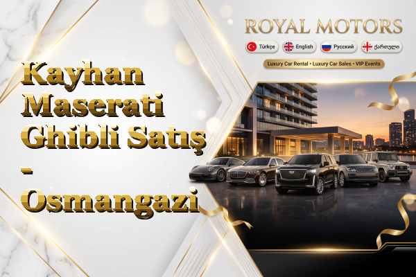 Kayhan Maserati Ghibli Satış - Osmangazi