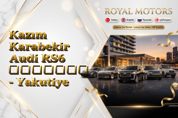 Kazım Karabekir Audi RS6 გაყიდვა - Yakutiye